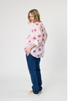 ANDRIA SPOT SHIRT - wht fuschi